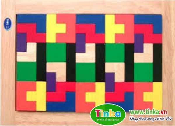 Bộ xếp gạch dạng Montessori