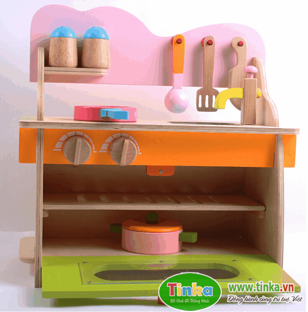 Mô hình nhà bếp gỗ