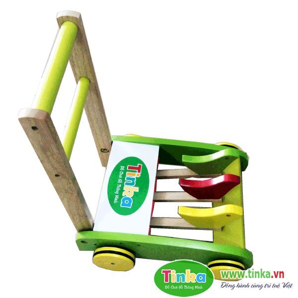xe tập đi bằng gỗ tinka