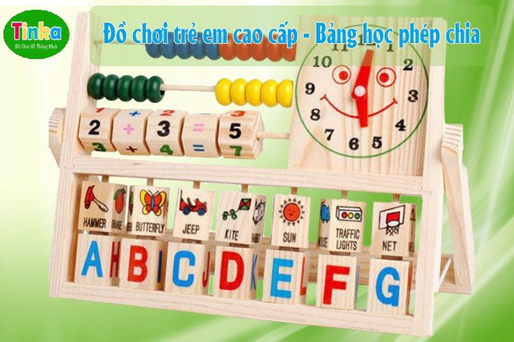 đồ chơi trẻ em cao cấp - bảng học phép chia